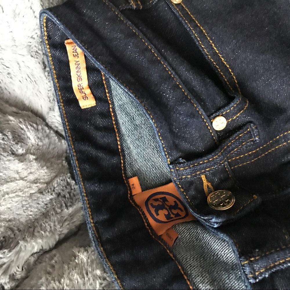 Tory Burch Super Skinny Jeans size 24 NWOT - Picture 5 of 6